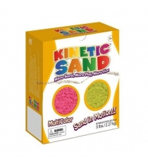 Кинетический песок WABA FUN Kinetic Sand розовый/желтый (2,27 кг) 150-304...